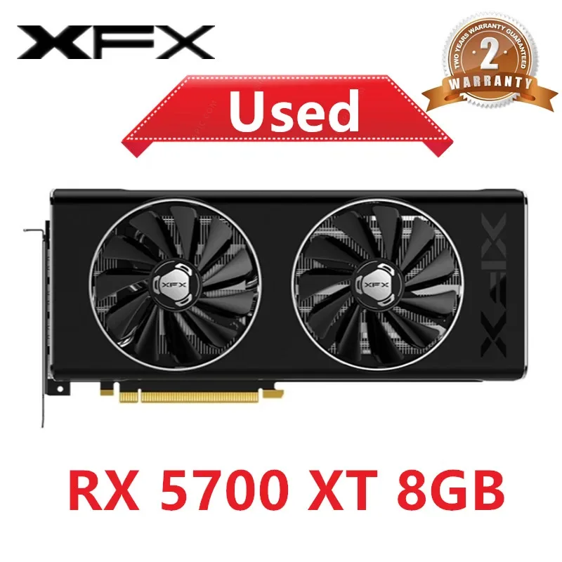 Rx 5700 Xt 8Gb Video Card - XFX RX 5700XT RX5700 XT 8GB,