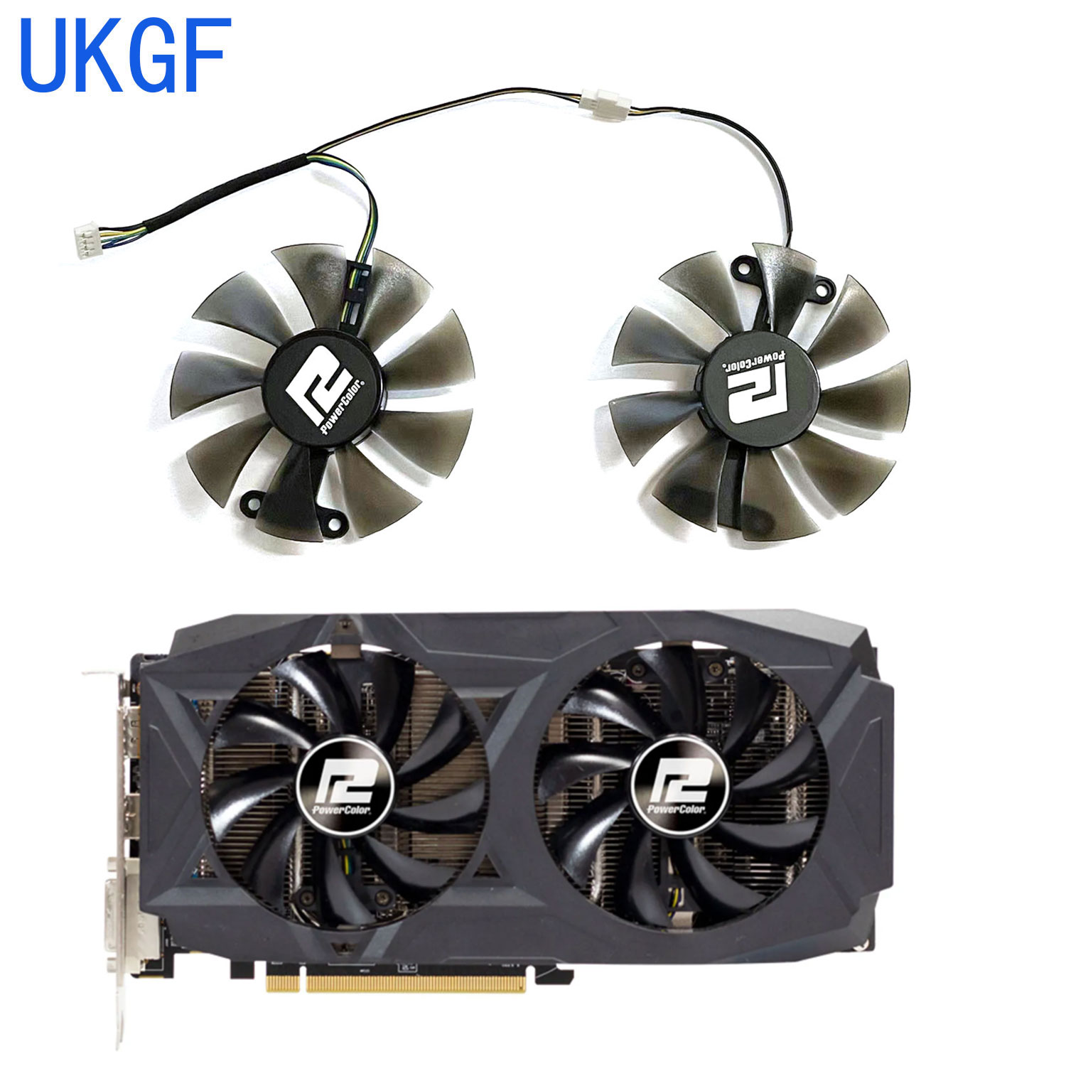 Rx 580 8Gb 2048Sp Gpu - 새로운 DIY 교체용 팬 85MM 4PIN