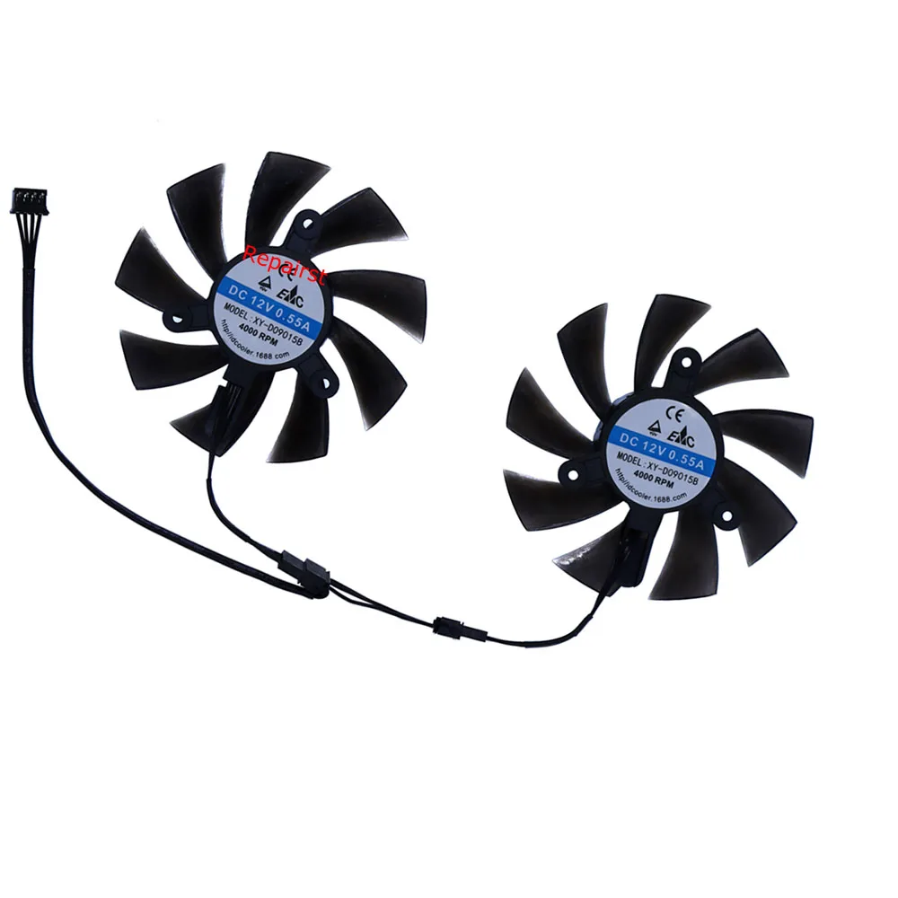 Rx 580 8Gb 2048Sp Gpu - 그래픽 카드 선풍기, GPU 비디오 쿨러,