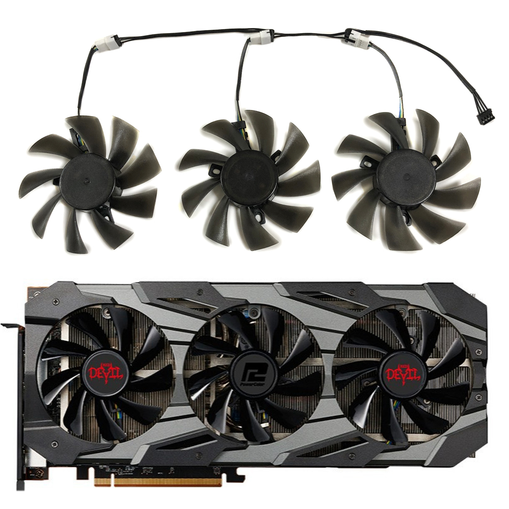 DIY GPU 쿨러, 그래픽 비디오 카드 팬, 파워컬러 - Rx 5700 Xt 8Gb Video Card 리뷰 및 가격